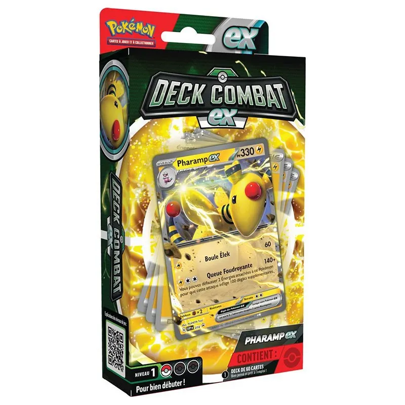 Pokémon Deck Combat ex Pharamp ex deck 60 cartes français