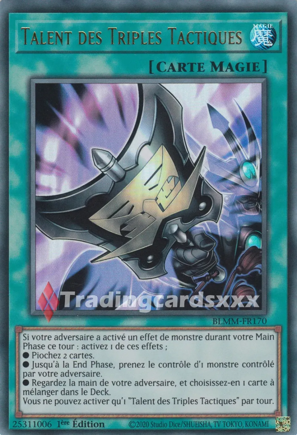 Yu-Gi-Oh! Talent des Triples Tactiques carte BLMM-FR170 UR