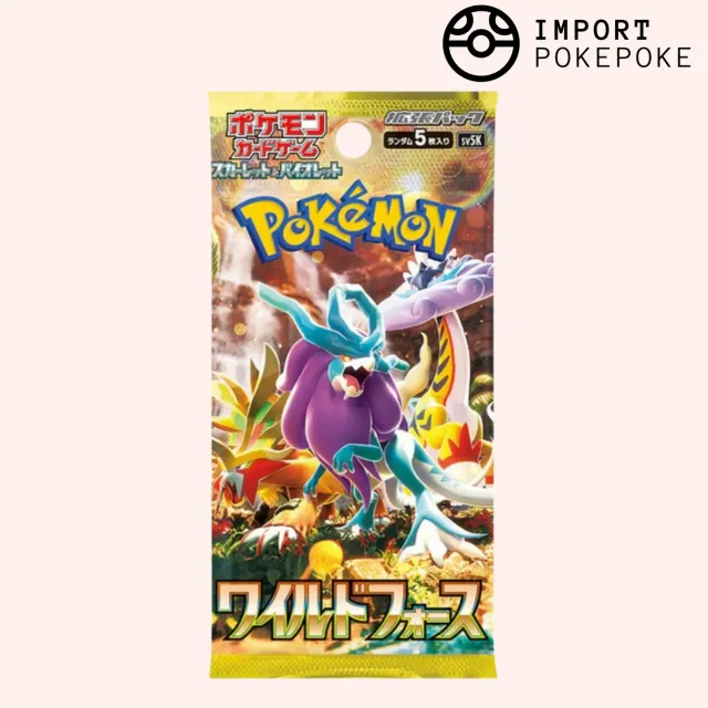 Wild Force SV5K booster Pokémon japonais à l’unité