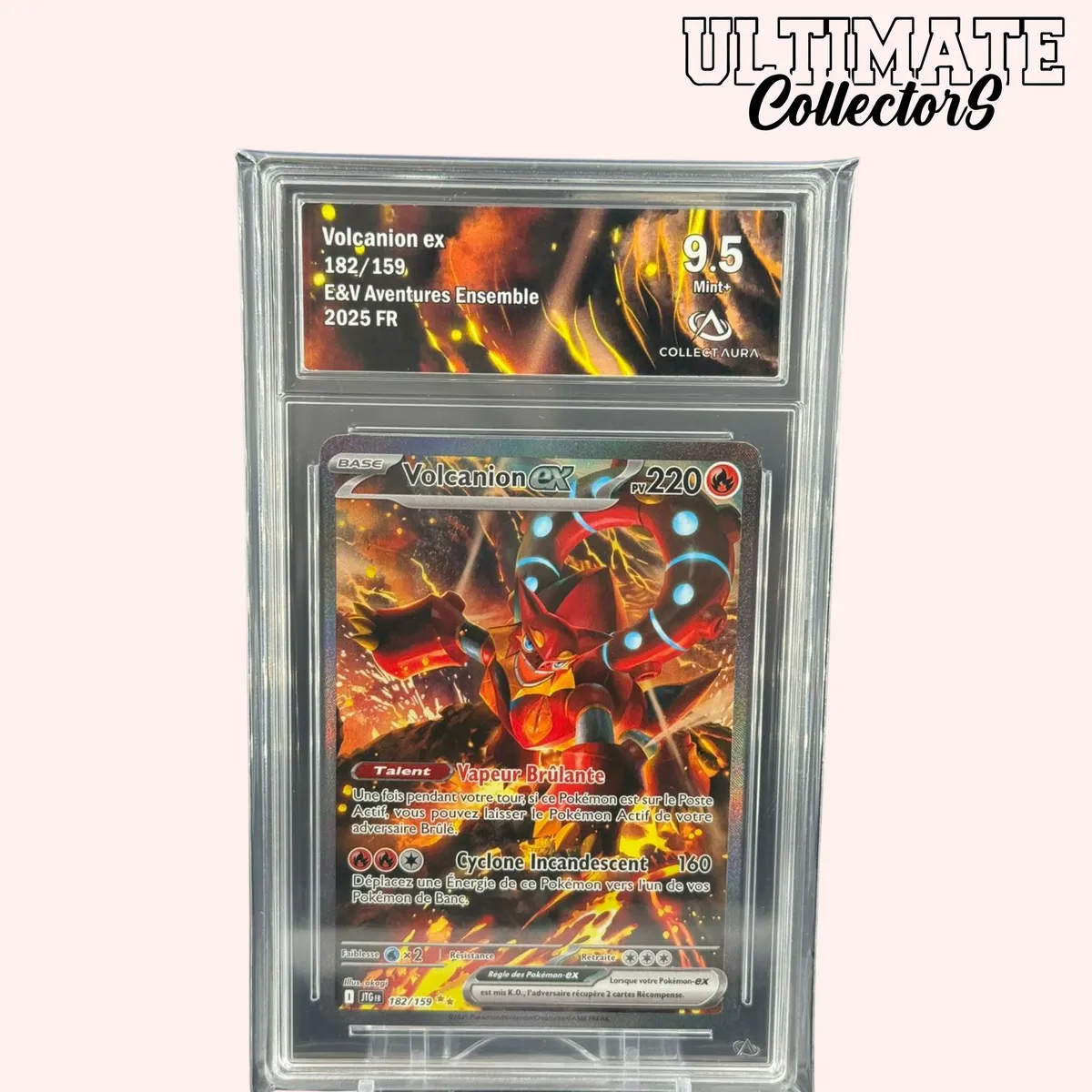 Pokémon Aventures Ensemble Volcanion ex 182/159 carte ALT française
