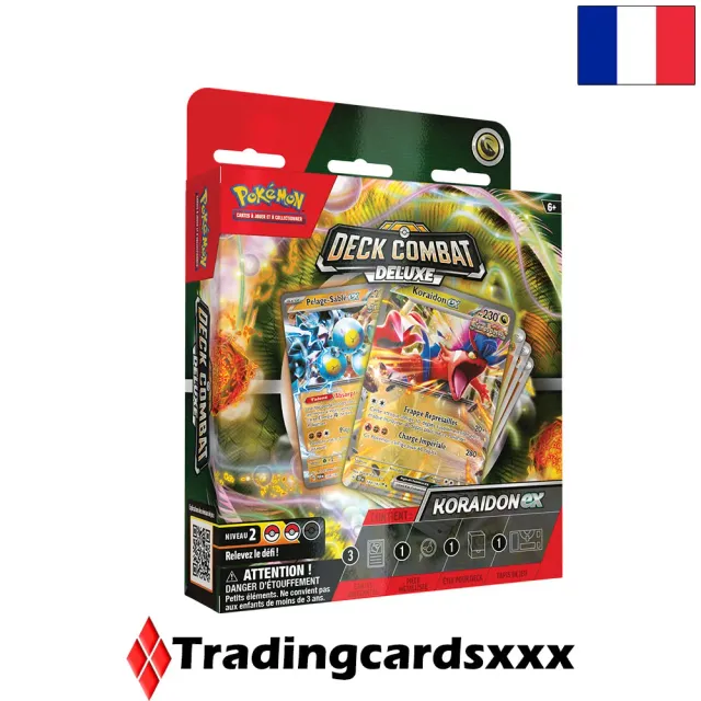 Pokémon Deck Combat Deluxe Koraidon ex 60 cartes français