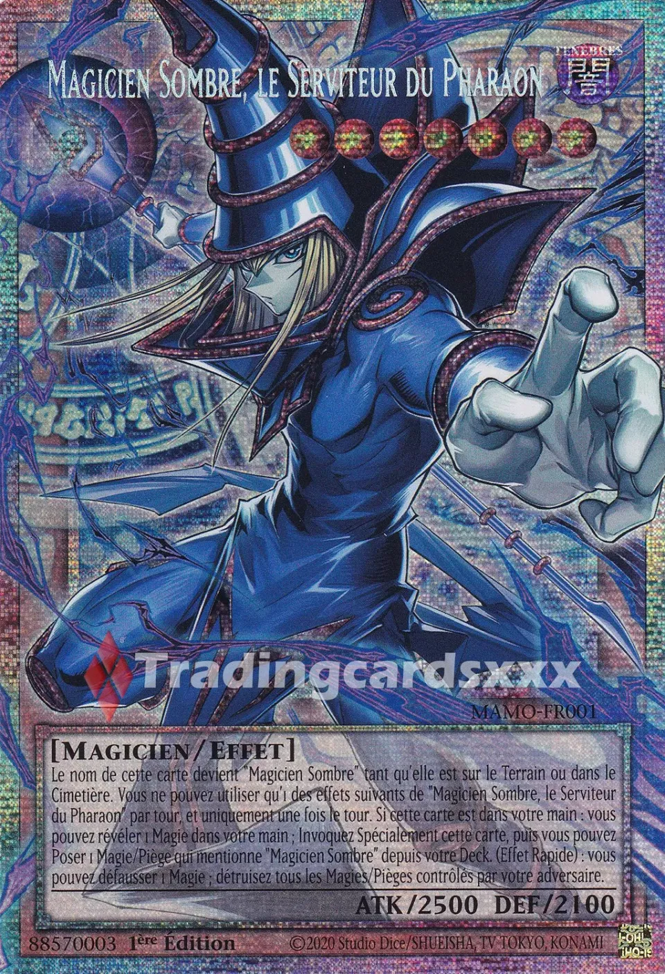 Yu-Gi-Oh! Magicien Sombre MAMO-FR001 carte 1ère édition