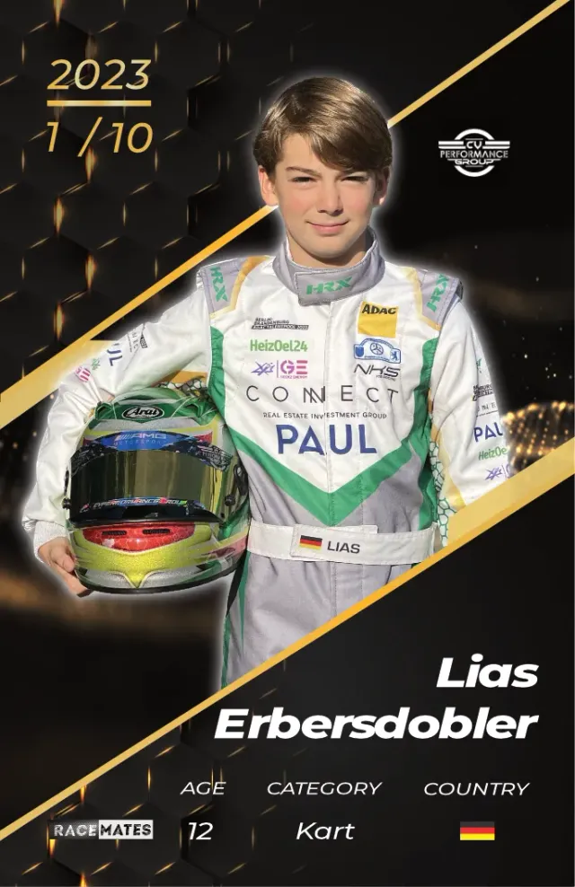 RACEMATES Lias Erbersdobler carte à collectionner