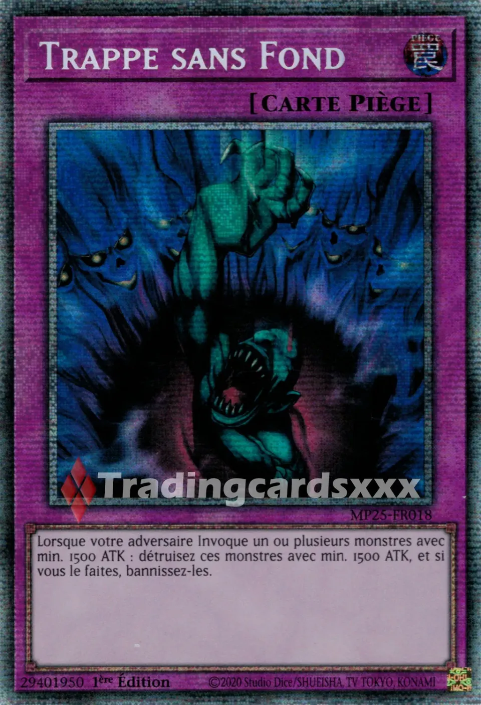 Yu-Gi-Oh! Trappe sans Fond carte Starlight Rare française