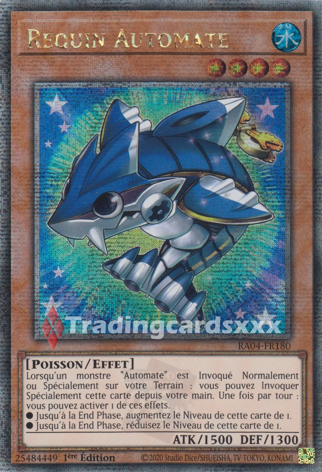 Yu-Gi-Oh! Requin Automate RA04-FR180 carte 1ère édition