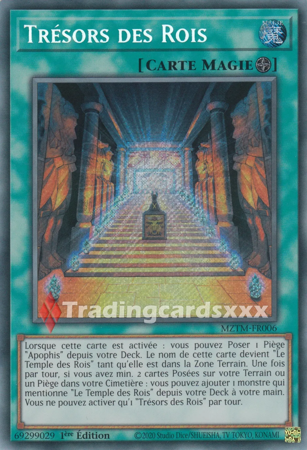 Yu-Gi-Oh! Labyrinthe du Maître Trésors des Rois MZTM-FR006 carte