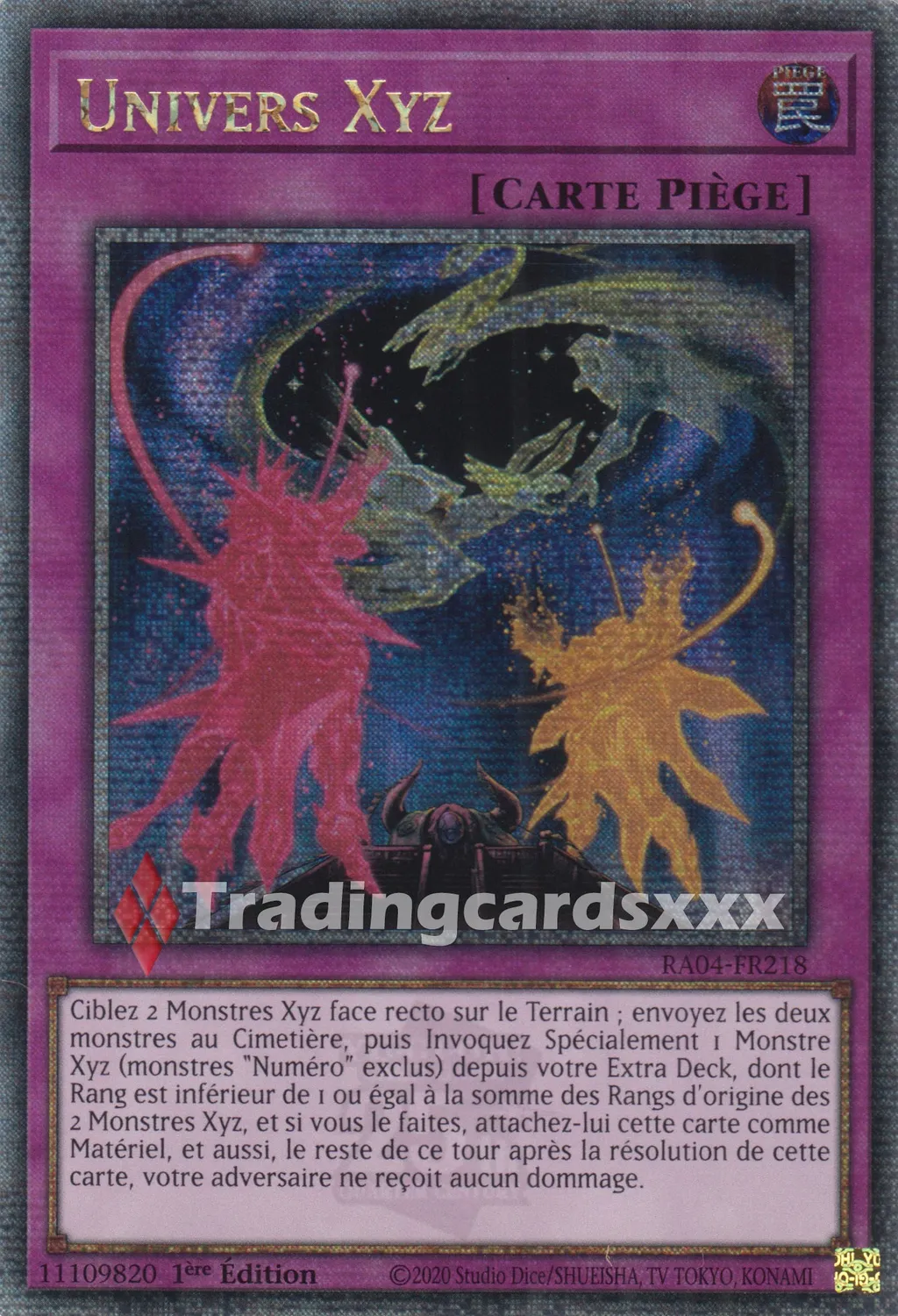 Yu-Gi-Oh! Univers Xyz carte
