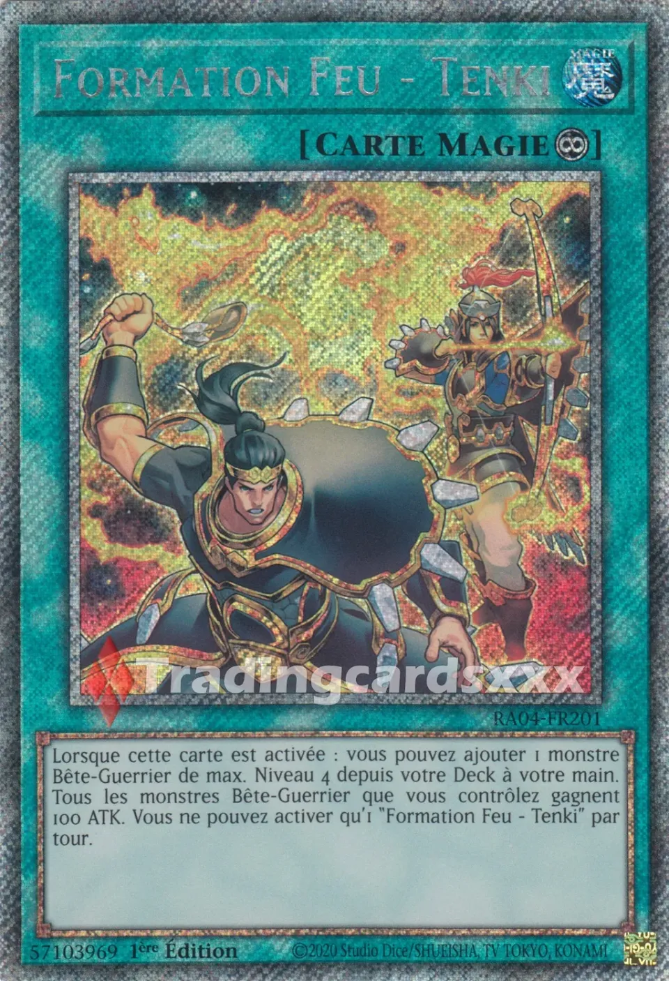 Yu-Gi-Oh! RA04 Formation Feu - Tenki RA04-FR201 carte magie