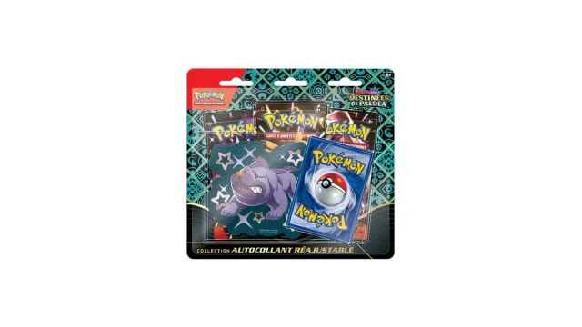 Pokémon Destinées de Paldea Tech Stickers coffret 3 boosters