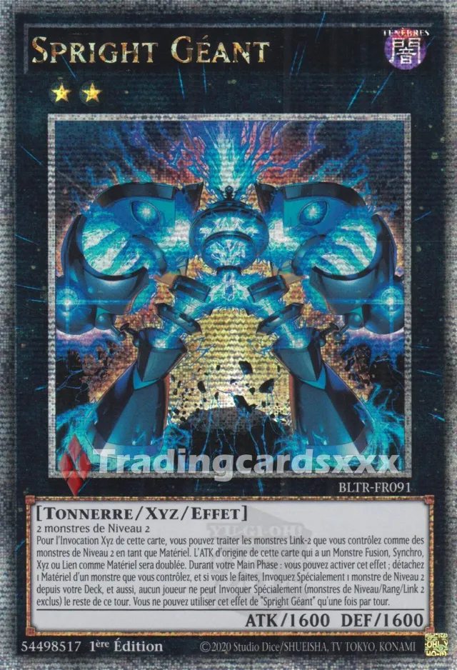 Yu-Gi-Oh! Spright Géant carte française
