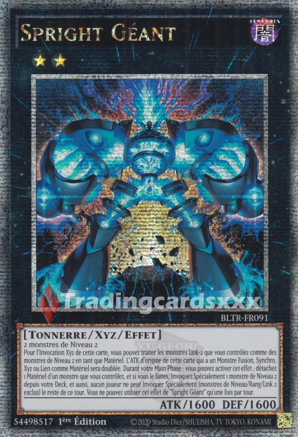 Yu-Gi-Oh! Spright Géant carte française