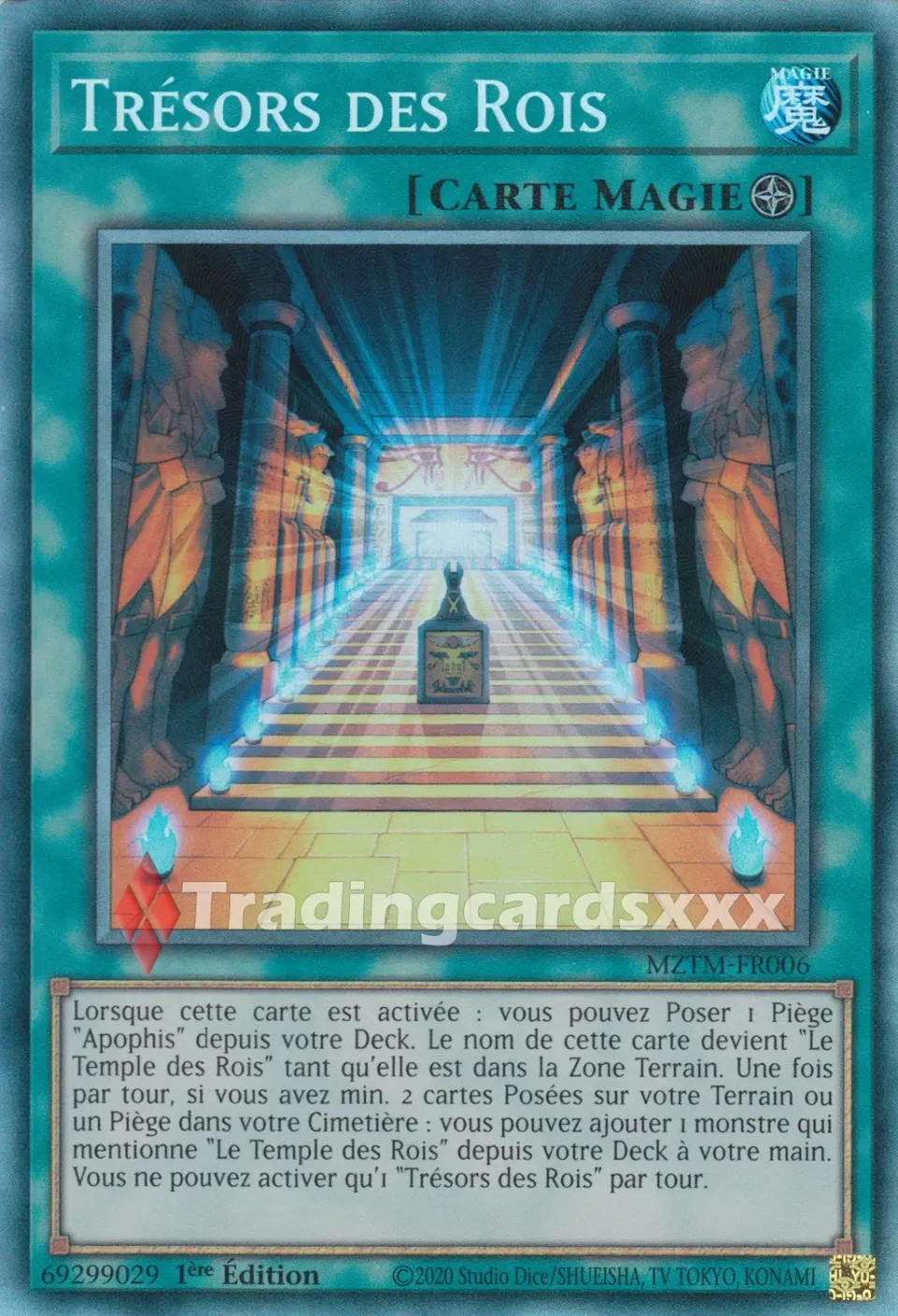 Yu-Gi-Oh! Labyrinthe du Maître Trésors des Rois MZTM-FR006 carte