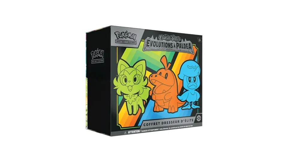 Pokémon EV02 Évolutions à Paldea Coffret ETB 9 Boosters FR