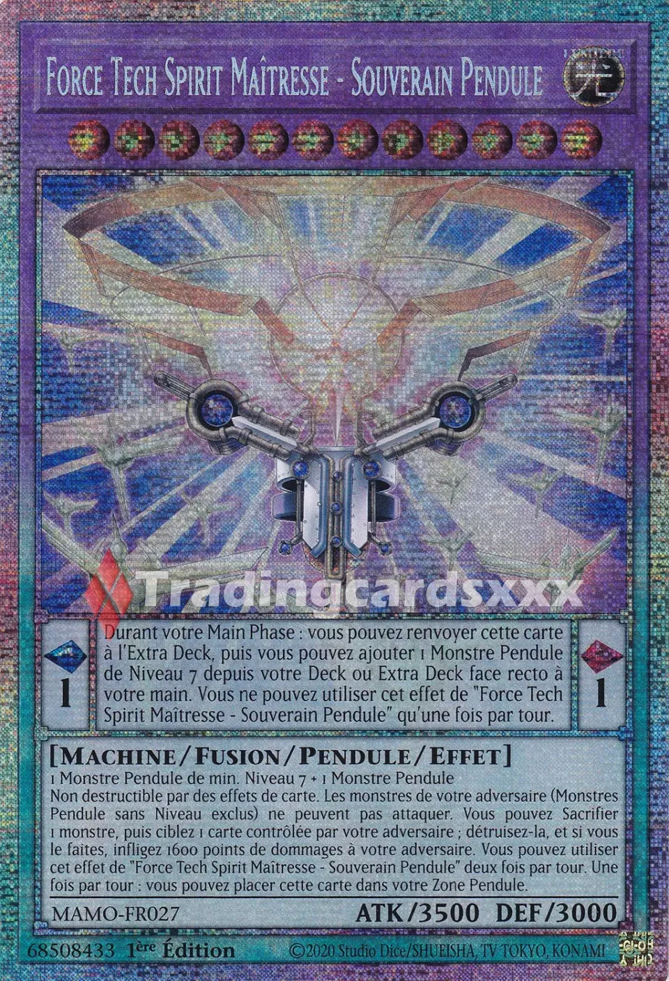 Yu-Gi-Oh! Force Tech Maîtresse MAMO-FR027 carte Starlight FR