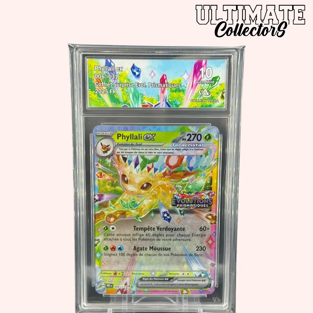 Pokémon Évolutions Prismatiques Phyllali ex 006/131 carte française