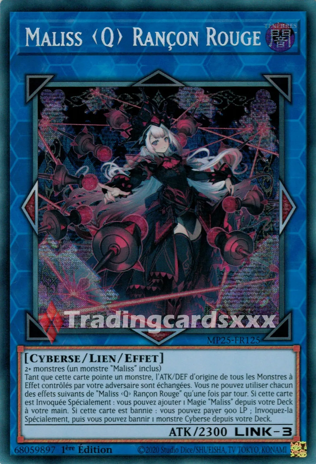 Yu-Gi-Oh! Maliss Q Rançon Rouge carte à l’unité