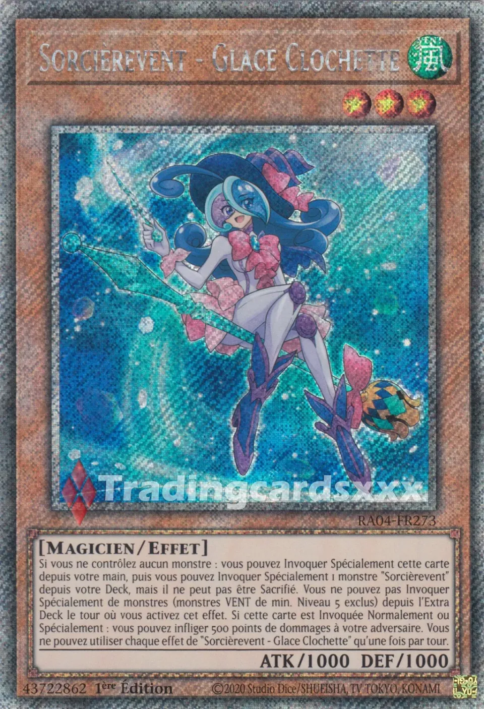 Yu-Gi-Oh! RA04 Sorcièrevent Glace Clochette RA04-FR273 Carte