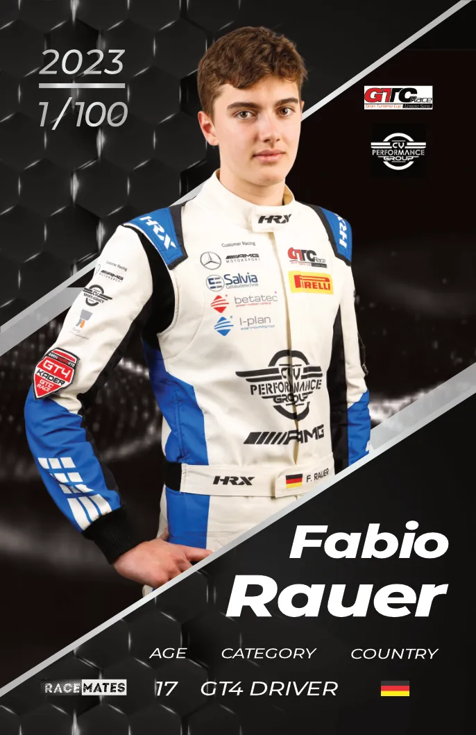 RACEMATES Fabio Rauer carte à collectionner blockchain