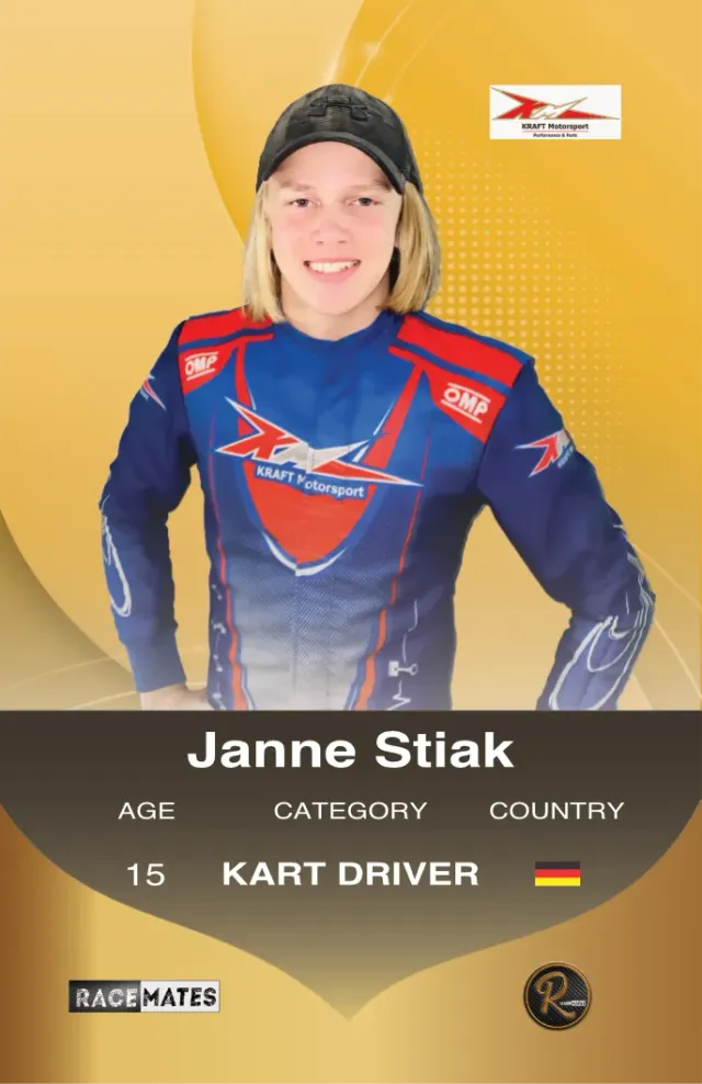 RACEMATES Janne Stiak carte à collectionner