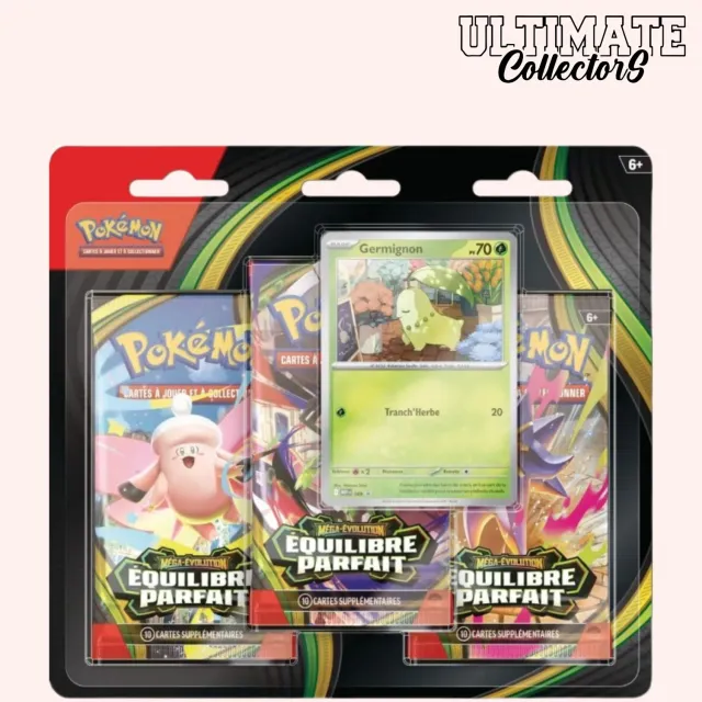 Pokémon Équilibre Parfait ME03 tripack 3 boosters français