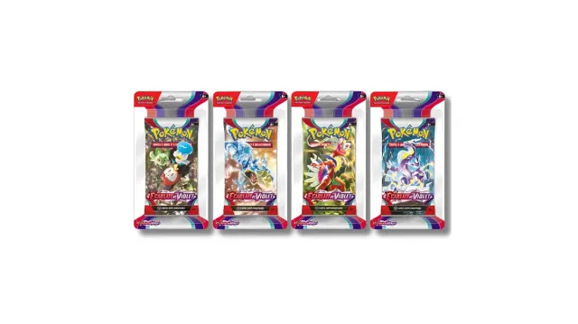 Mrjoshop Écarlate et Violet Artset Pokémon 4 boosters