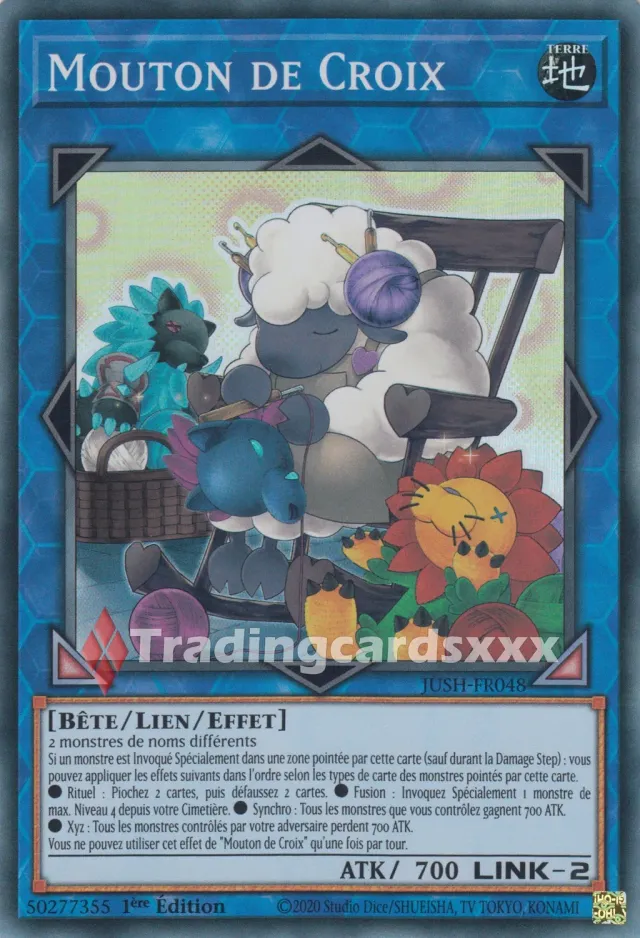 Yu-Gi-Oh! Chasseurs de Justice Mouton de Croix JUSH-FR048 SR