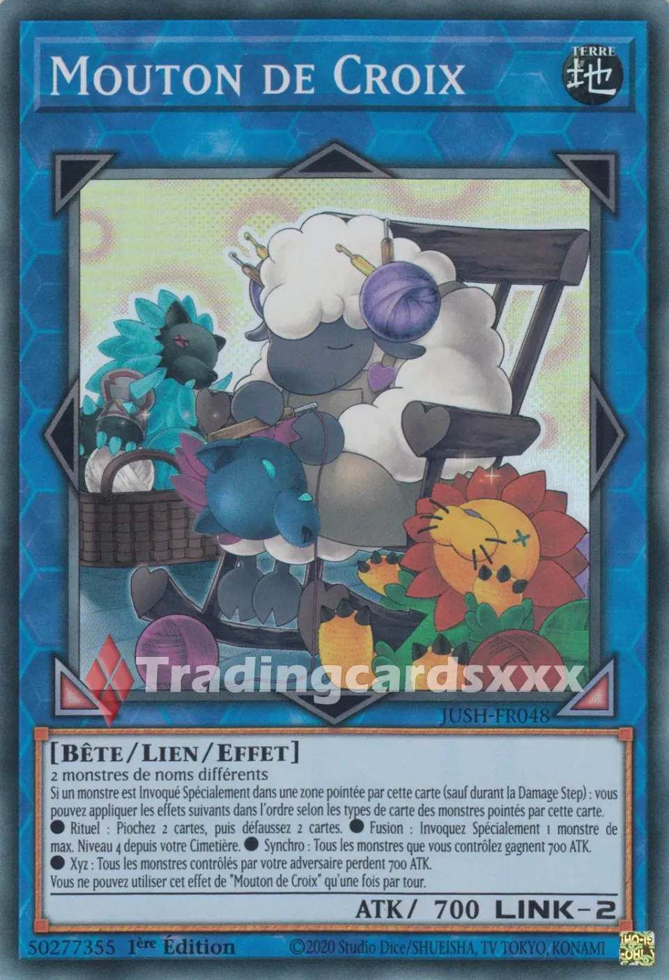 Yu-Gi-Oh! Chasseurs de Justice Mouton de Croix JUSH-FR048 SR