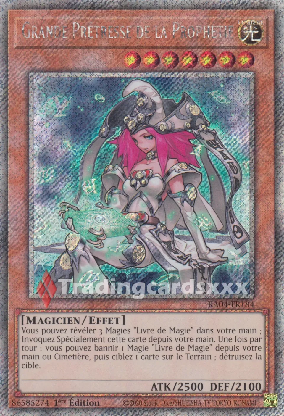 Yu-Gi-Oh! Ruée RA04 Grande Prêtresse de la Prophétie RA04-FR184 carte