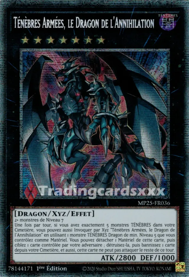 Yu-Gi-Oh! Méga-Pack Ténèbres Armées MP25-FR036 carte STAR