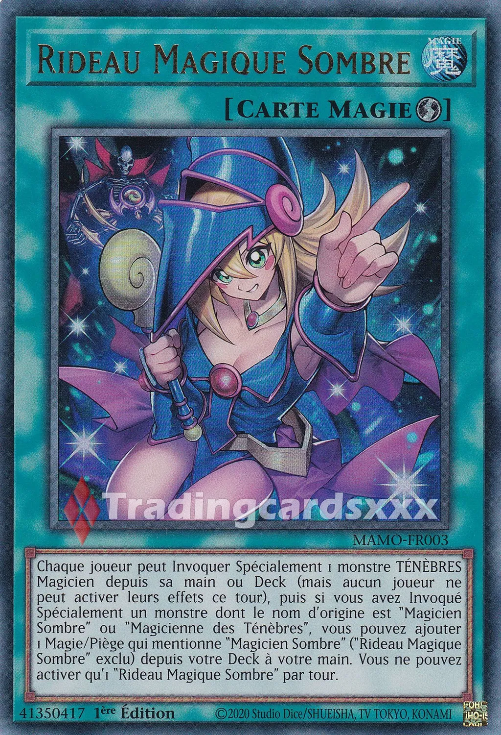 Yu-Gi-Oh! Rideau Magique Sombre MAMO-FR003 carte française