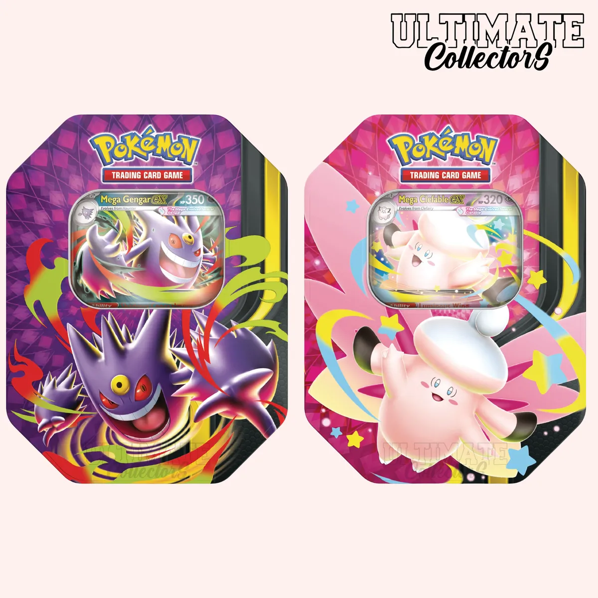 Pokémon Méga-Ectoplasma-ex Méga-Mélodelfe-ex Pokébox scellée