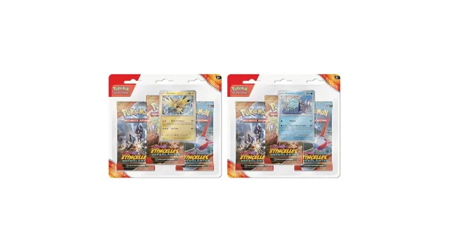 Pokémon Écarlate et Violet Étincelles Déferlantes Duo Tripack 3 boosters