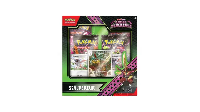Pokémon Écarlate et Violet Fable Nébuleuse EV6.5 coffret Scalpereur