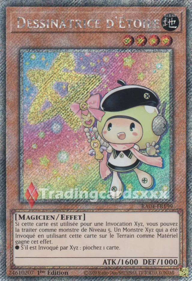 Yu-Gi-Oh! RA04 Dessinatrice d'Étoile RA04-FR199 carte
