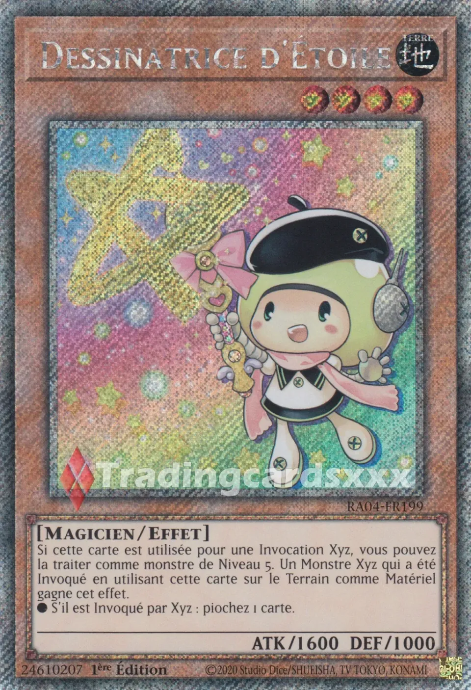 Yu-Gi-Oh! RA04 Dessinatrice d'Étoile RA04-FR199 carte