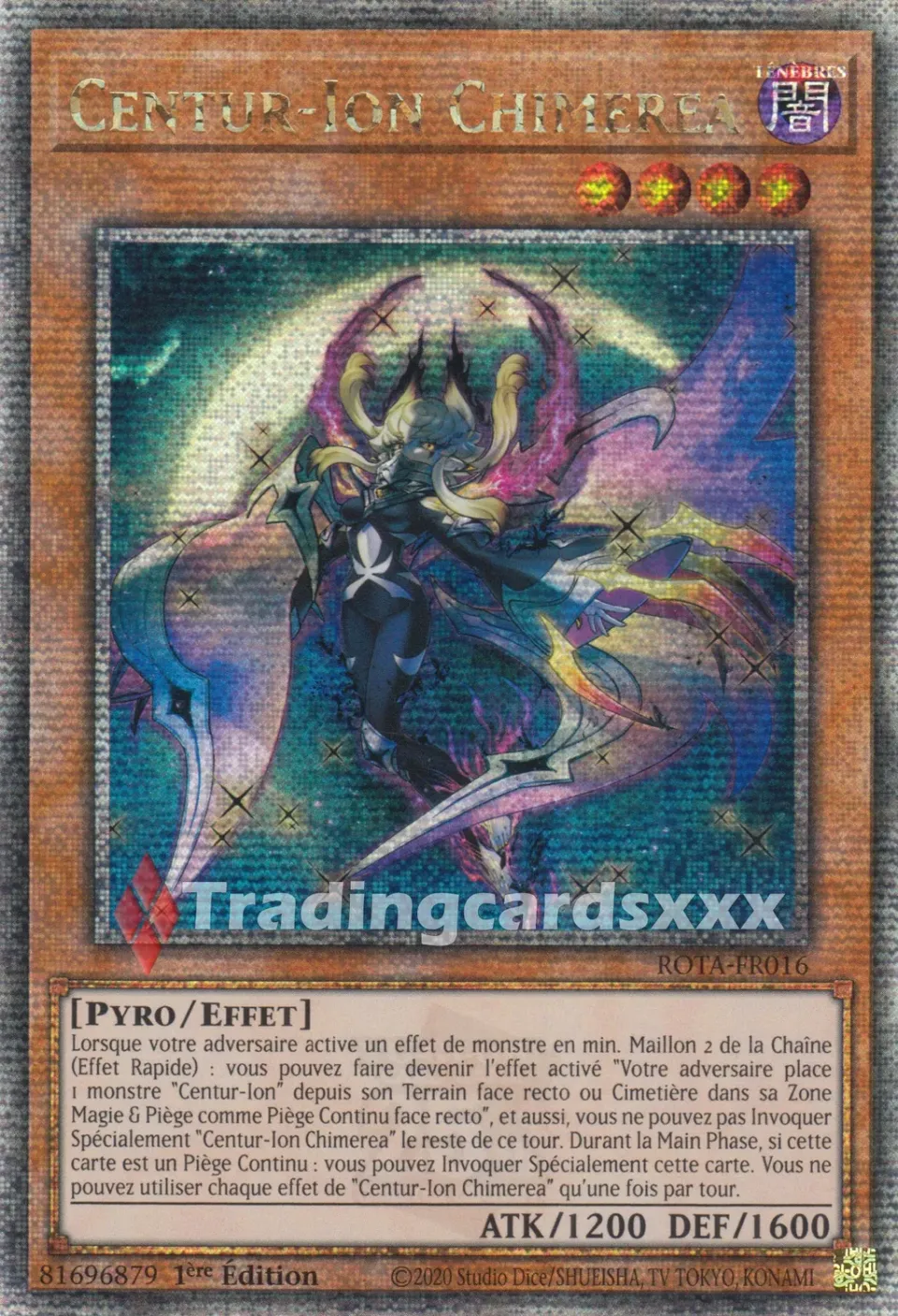 Yu-Gi-Oh! ROTA Centur-Ion Chimerea ROTA-FR016 Carte