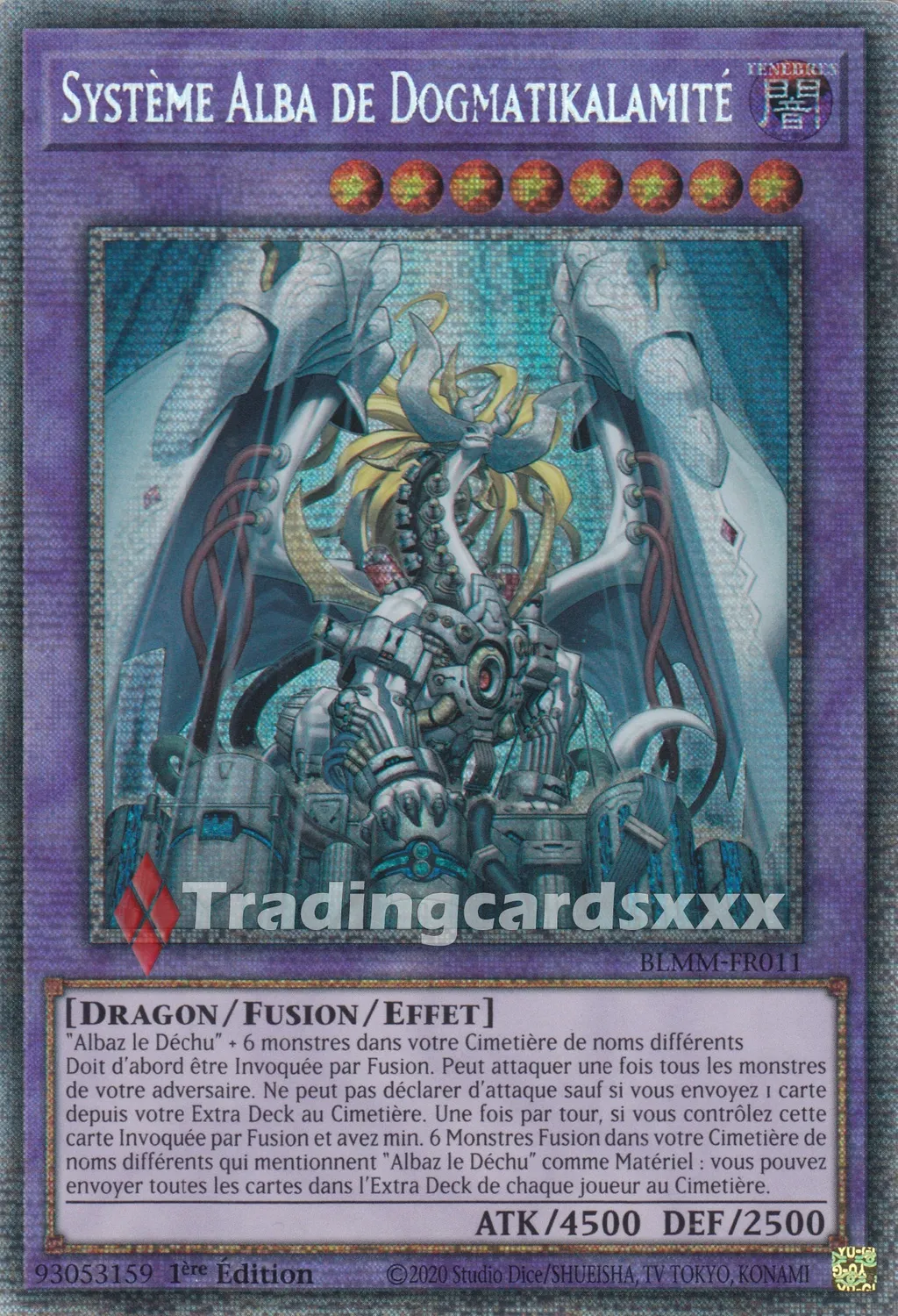 Yu-Gi-Oh! Système Alba de Dogmatikalamité carte BLMM-FR011