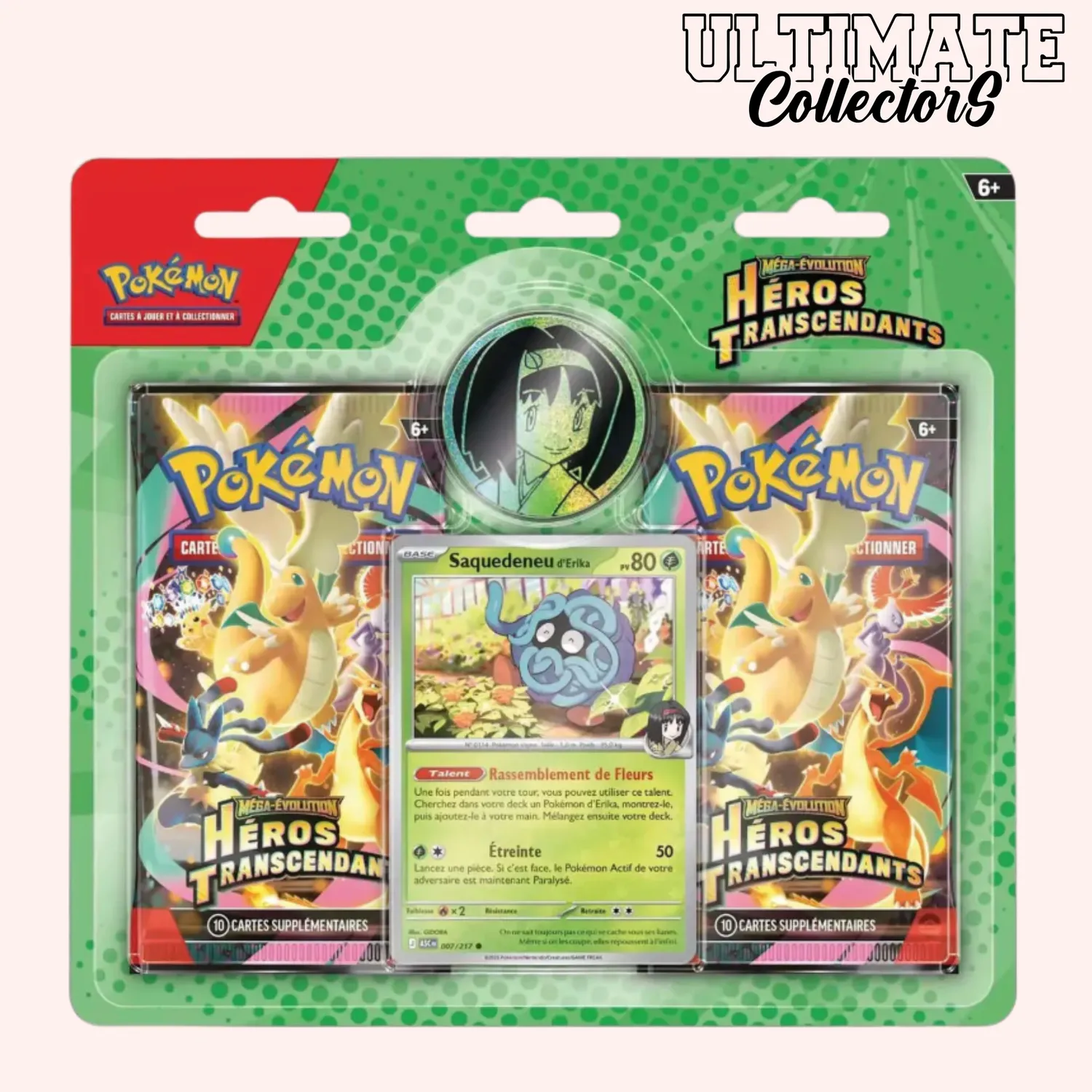 Pokémon Héros Transcendants duo pack blister français