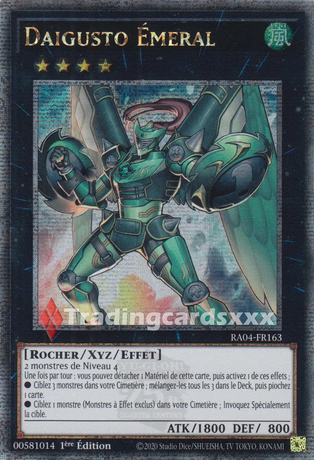 Yu-Gi-Oh! Daigusto Émeral RA04-FR163 carte à l'unité