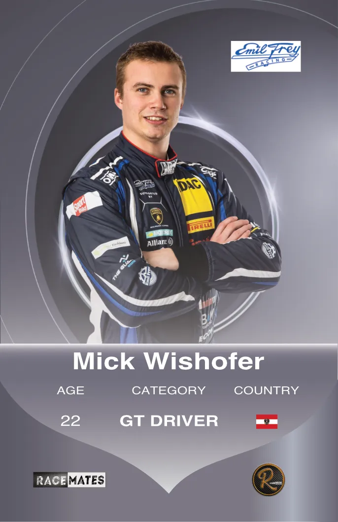 RACEMATES Mick Wishofer carte de collection
