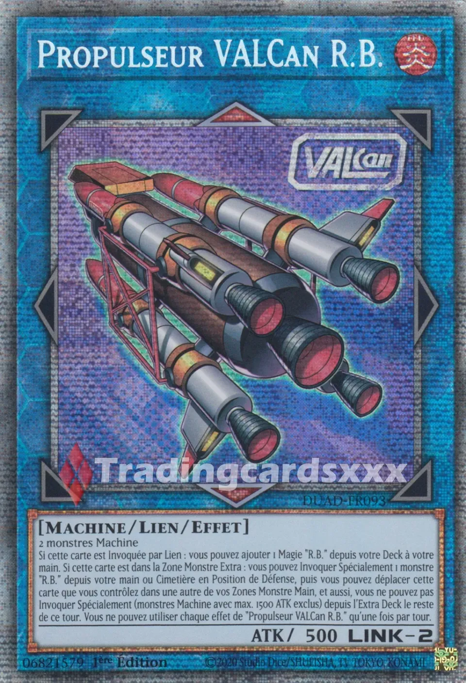 Yu-Gi-Oh! Évolution Duelliste Propulseur VALCan R.B. DUAD-FR093 carte