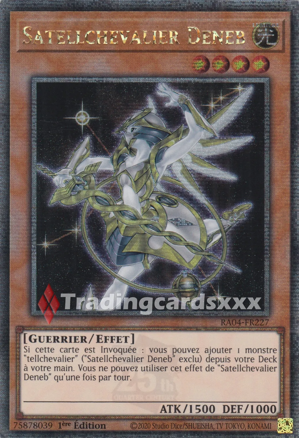Yu-Gi-Oh! Satellchevalier Deneb RA04-FR227 carte
