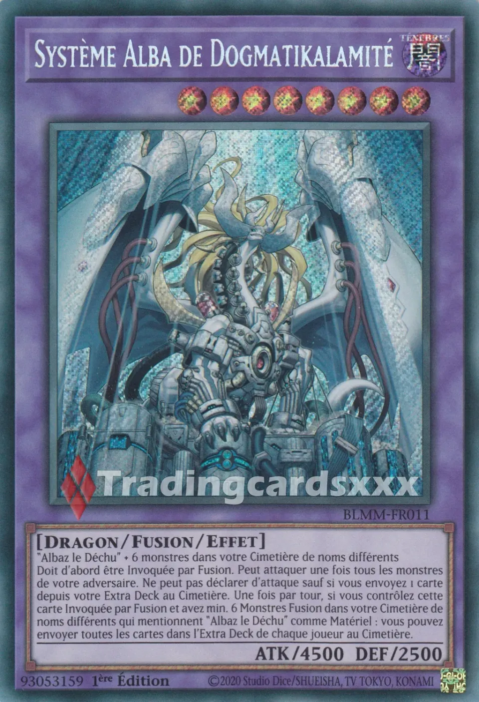 Yu-Gi-Oh! Système Alba de Dogmatikalamité carte BLMM-FR011