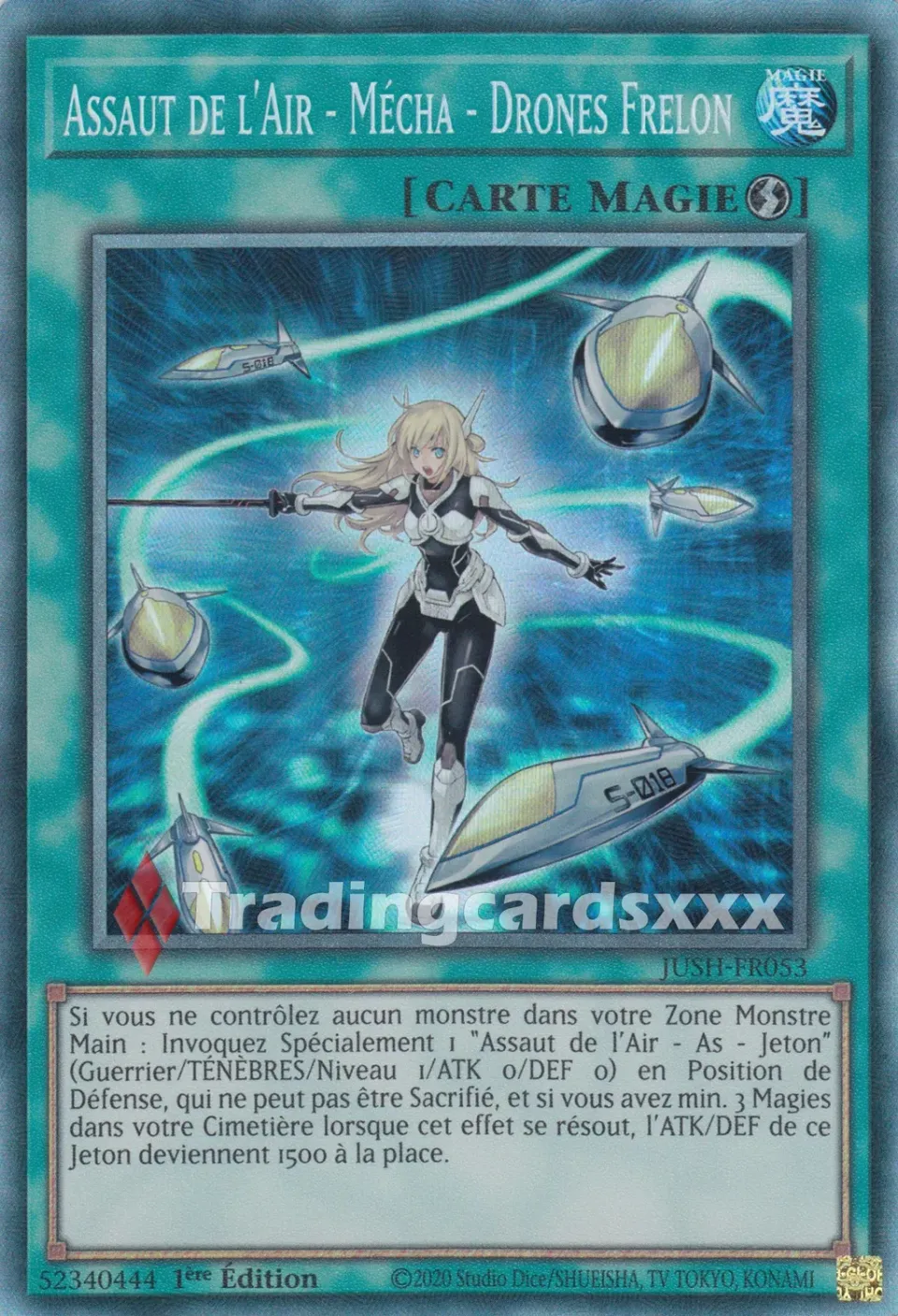 Yu-Gi-Oh! Assaut de l'Air Drones Frelon JUSH-FR053 Carte CR