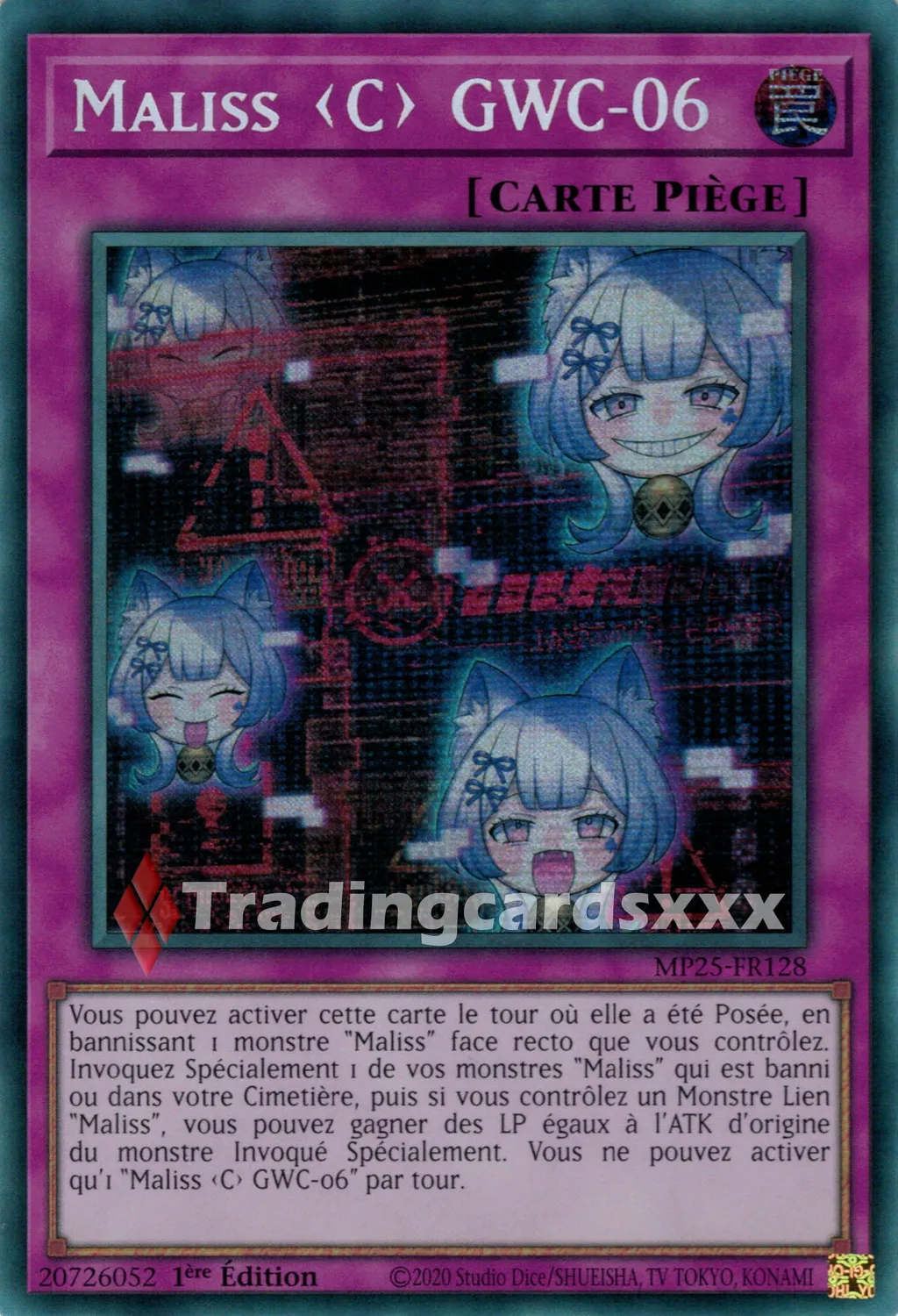 Yu-Gi-Oh! Maliss C GWC-06 carte à l'unité