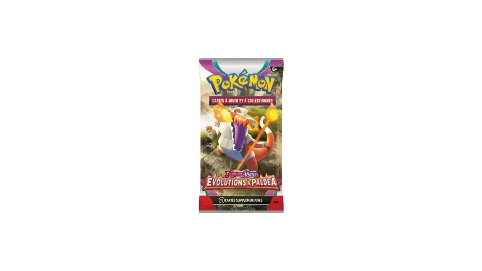 Pokémon Écarlate et Violet Évolutions à Paldea booster 10 cartes