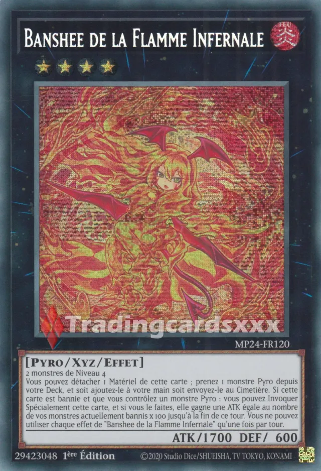 Yu-Gi-Oh! Miroirs Duel Banshee Flamme Infernale MP24-FR120 carte PSE
