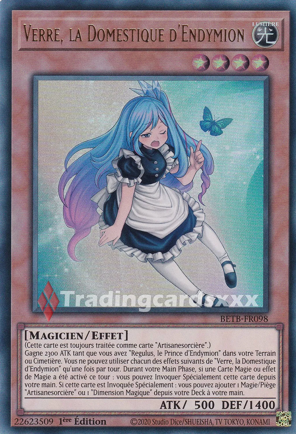 Yu-Gi-Oh! Au-Delà Courage Verre Domestique Endymion BETB-FR098 carte