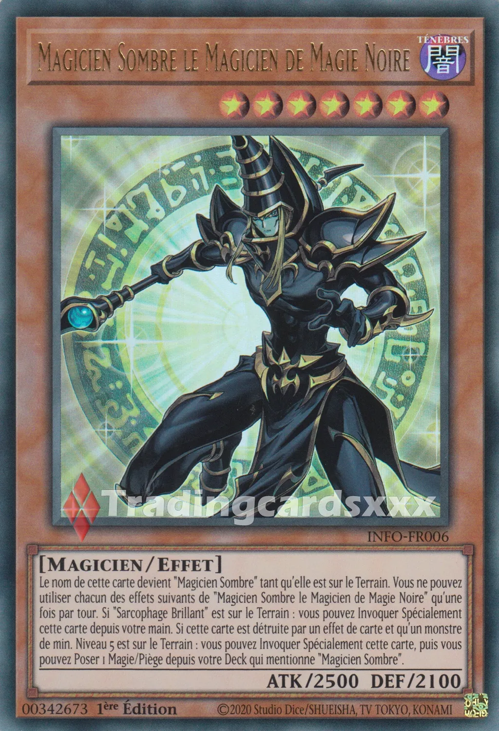 Yu-Gi-Oh! Magicien Sombre le Magicien de Magie Noire carte à l’unité