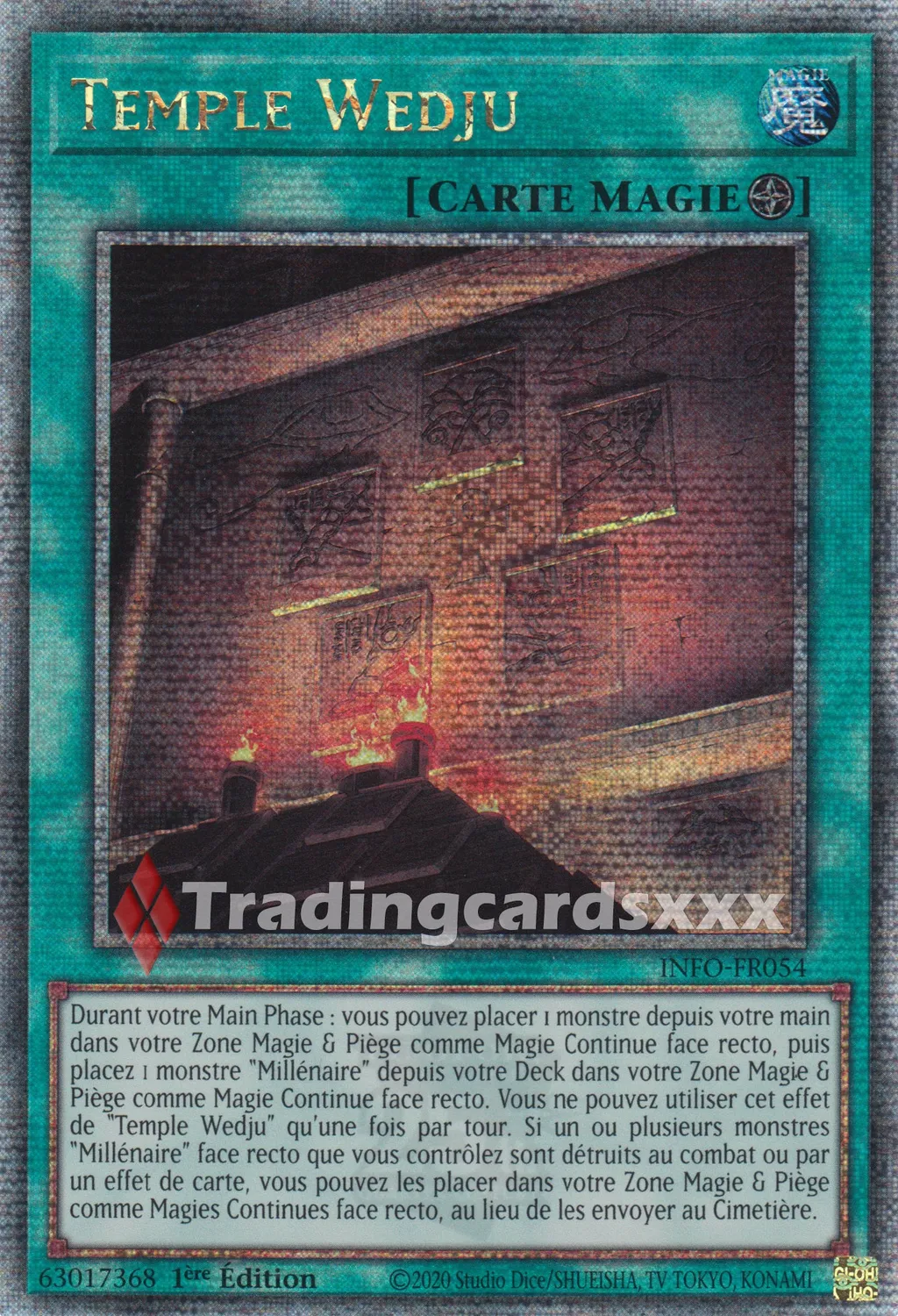 Yu-Gi-Oh! Temple Wedju carte à l'unité